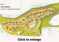 Platt drawing of lots for Augusta Shores